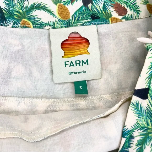 FARM RIO Tropical Print Layered Mini Skirt - Picture 2 of 4